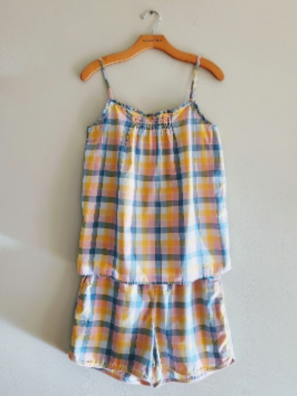 Lands End Lounge Set Shorts And Top Cotton